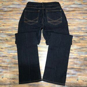 NYDJ Not Your Daughters Jeans Straight Low Rise Blue Womens Size 2P Petite